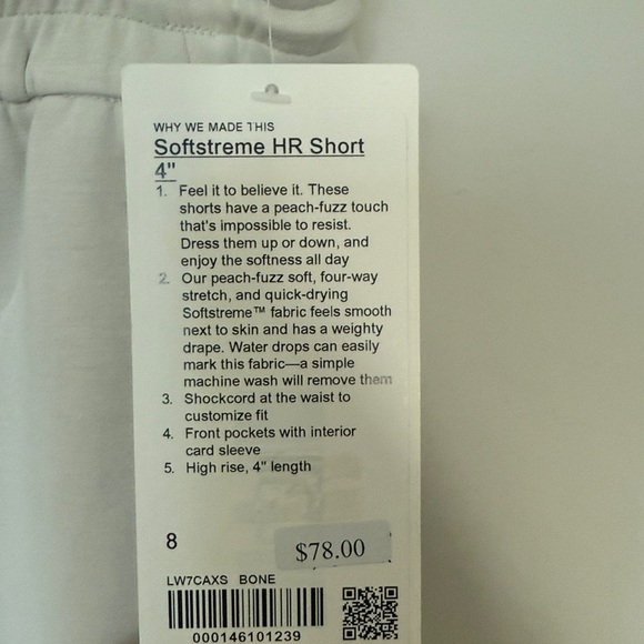 Lululemon Softstreme HR Short 4" - Picture 5 of 5